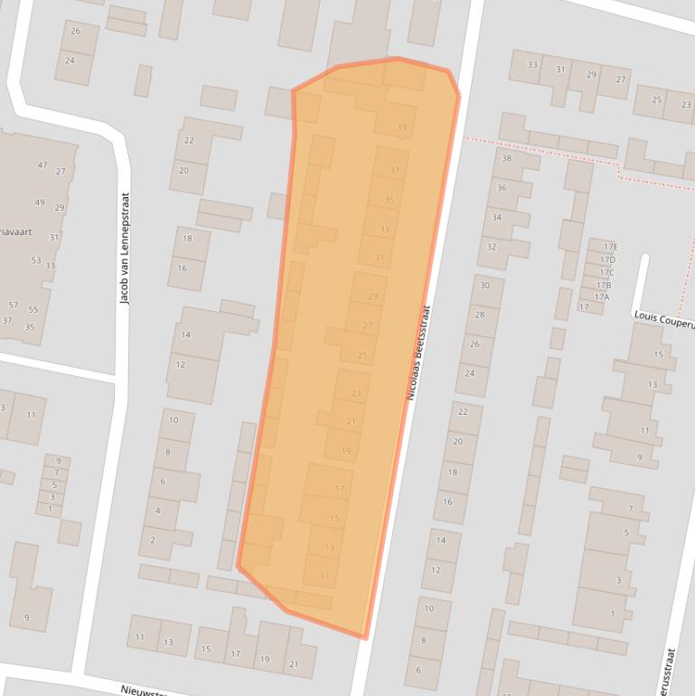 Kaart van postcodegebied 4735AR.