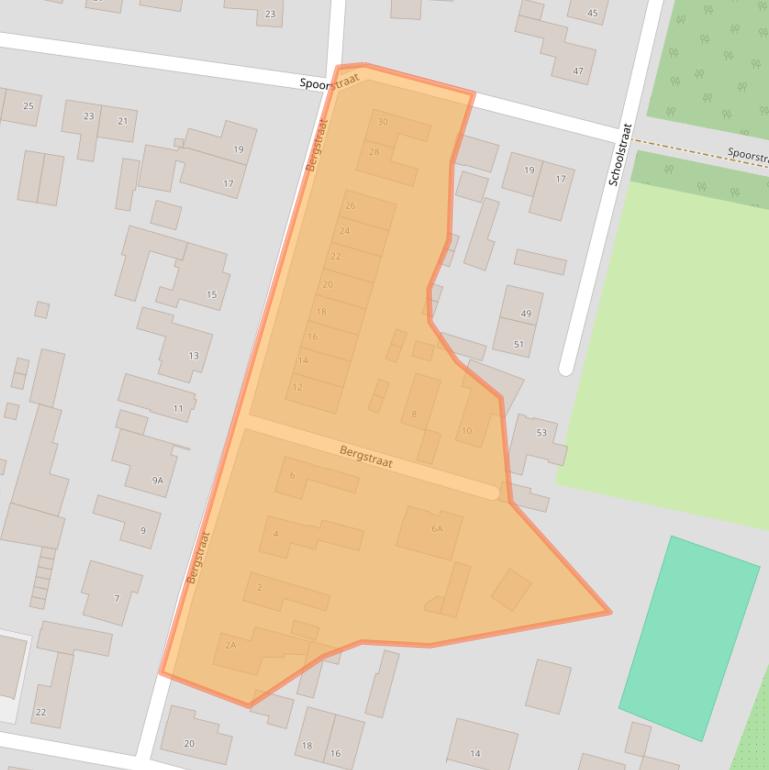 Kaart van postcodegebied 4735BB.