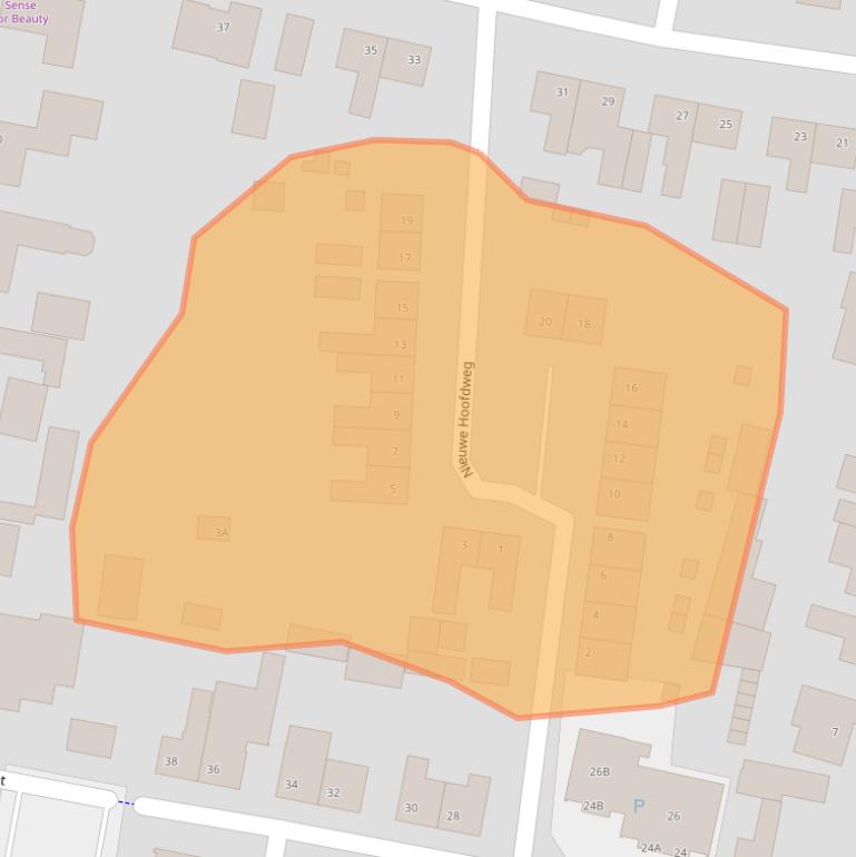 Kaart van postcodegebied 4735BD.