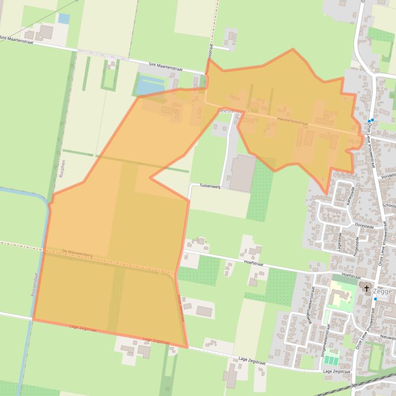 Kaart van postcodegebied 4735TC.