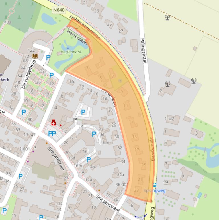 Kaart van postcodegebied 4741AC.