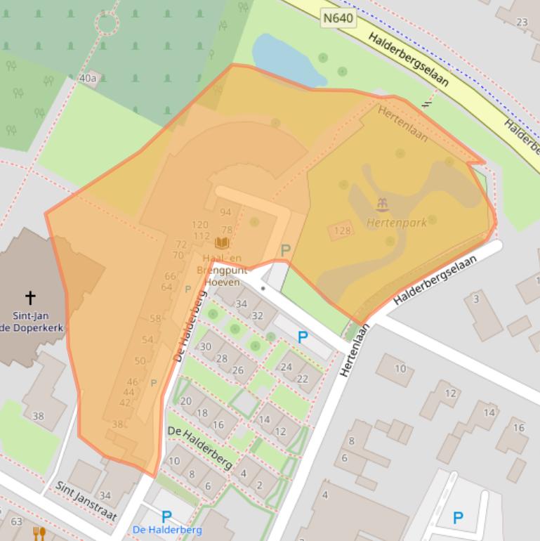 Kaart van postcodegebied 4741AG.