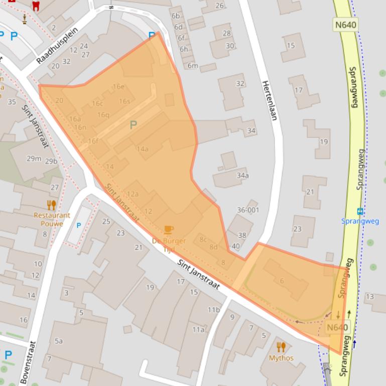 Kaart van postcodegebied 4741AP.