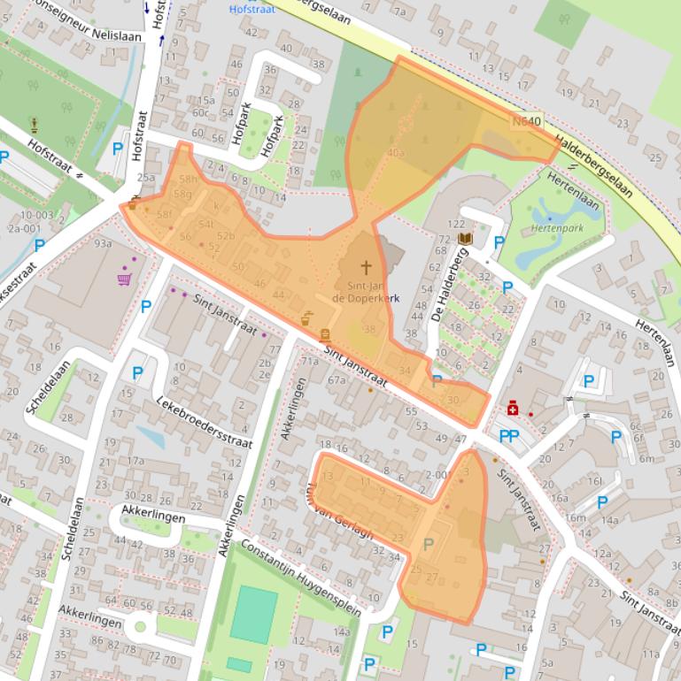 Kaart van postcodegebied 4741AR.