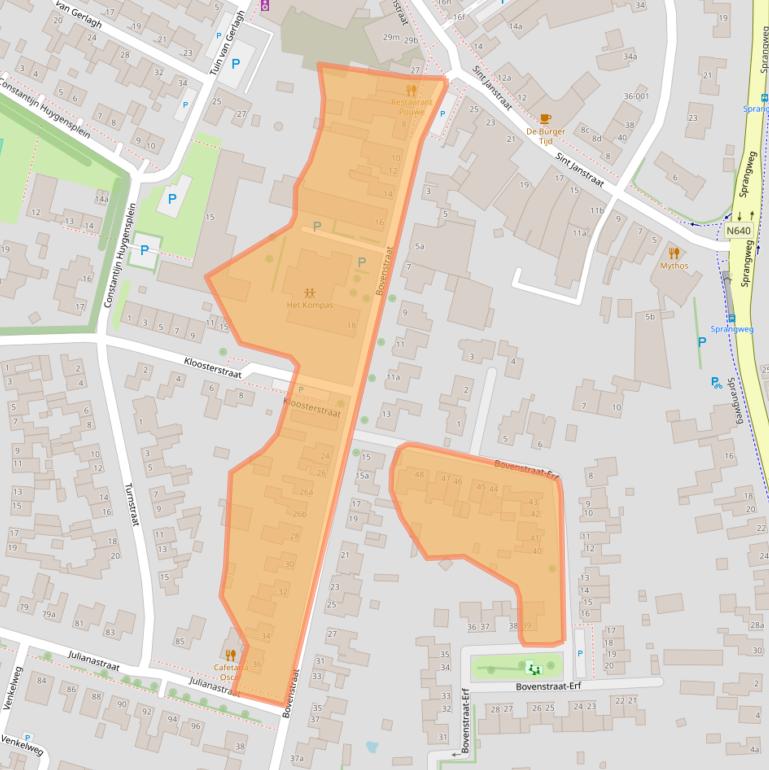 Kaart van postcodegebied 4741AV.