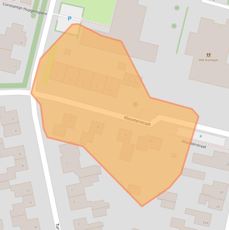 Kaart van postcodegebied 4741AX.