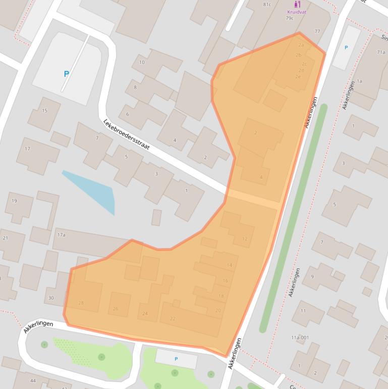 Kaart van postcodegebied 4741BD.