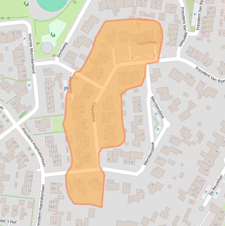 Kaart van postcodegebied 4741DS.