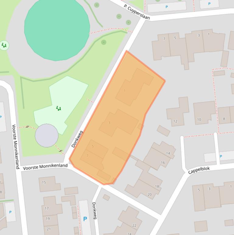 Kaart van postcodegebied 4741DV.