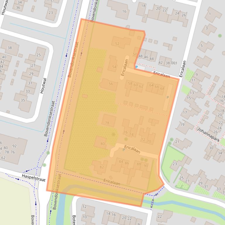 Kaart van postcodegebied 4741EL.