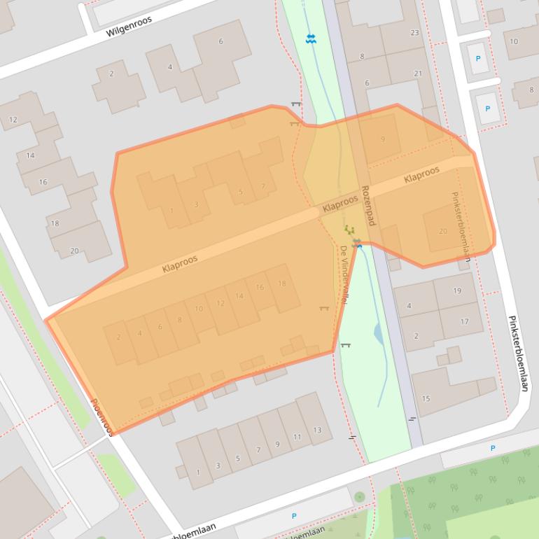 Kaart van postcodegebied 4741JH.