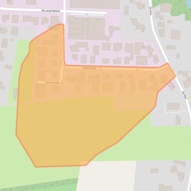 Kaart van postcodegebied 4741PA.