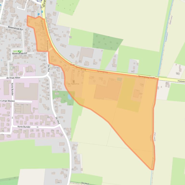 Kaart van postcodegebied 4741RC.