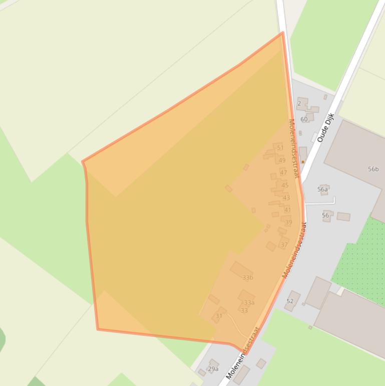 Kaart van postcodegebied 4741RH.