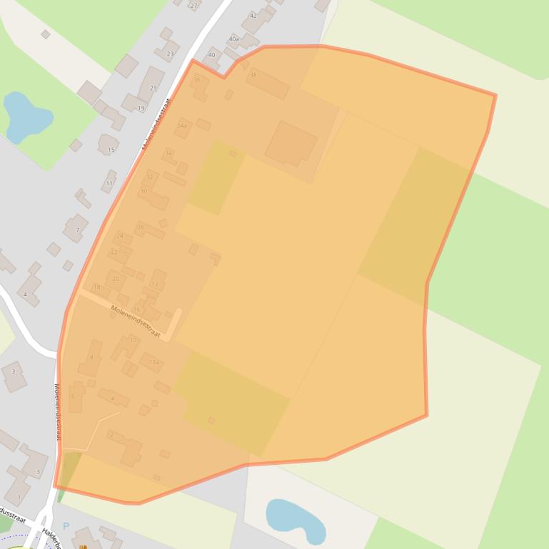 Kaart van postcodegebied 4741RJ.