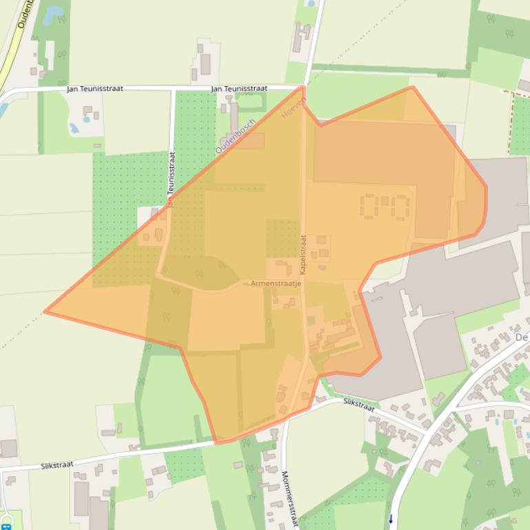 Kaart van postcodegebied 4741SB.