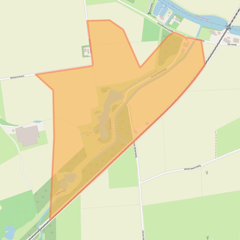 Kaart van postcodegebied 4741SR.