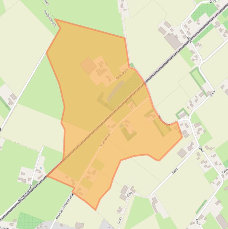 Kaart van postcodegebied 4741SX.