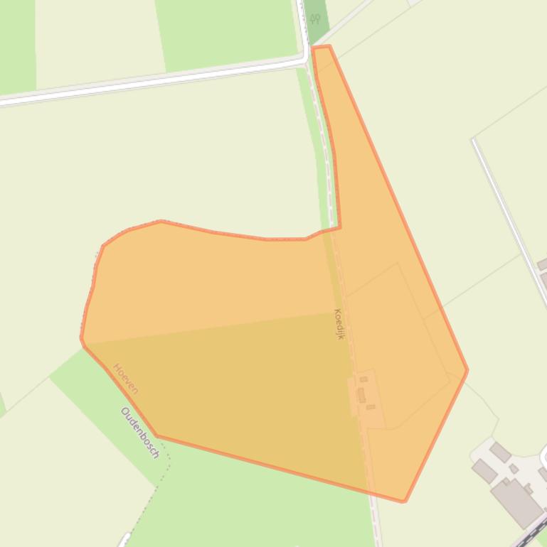 Kaart van postcodegebied 4741SZ.