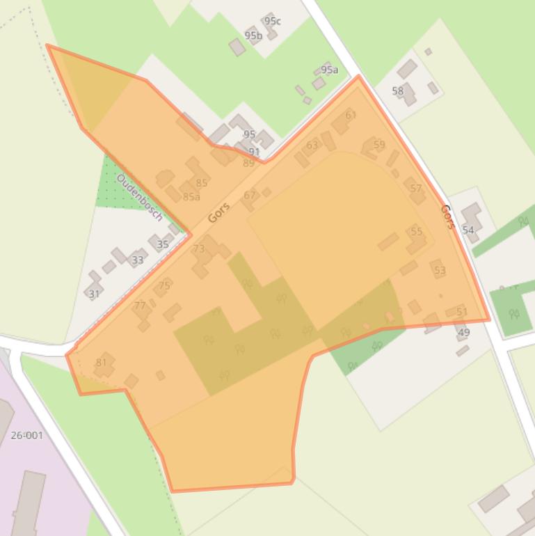 Kaart van postcodegebied 4741TB.