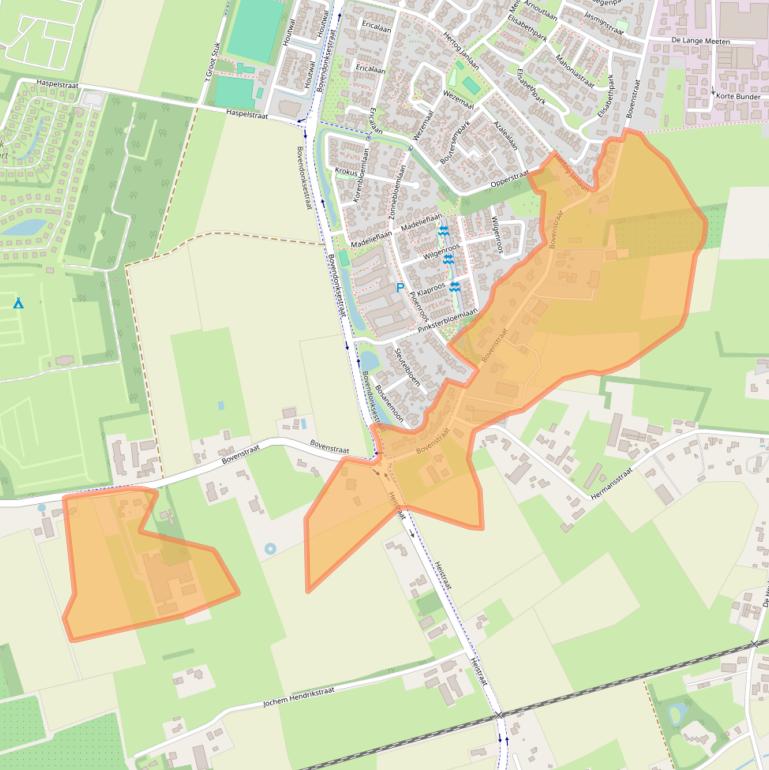 Kaart van postcodegebied 4741TP.