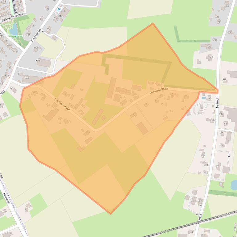 Kaart van postcodegebied 4741TR.