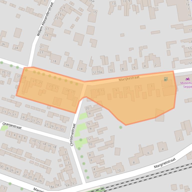 Kaart van postcodegebied 4744AS.