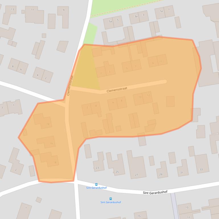 Kaart van postcodegebied 4744BJ.