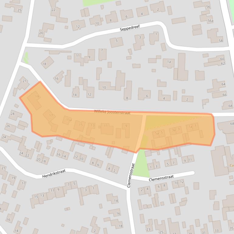 Kaart van postcodegebied 4744BL.