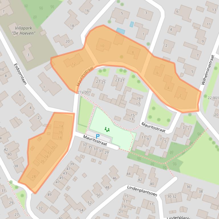 Kaart van postcodegebied 4744BP.