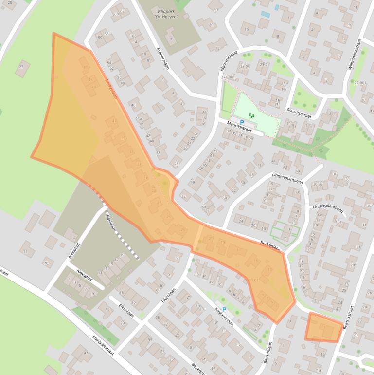 Kaart van postcodegebied 4744CB.