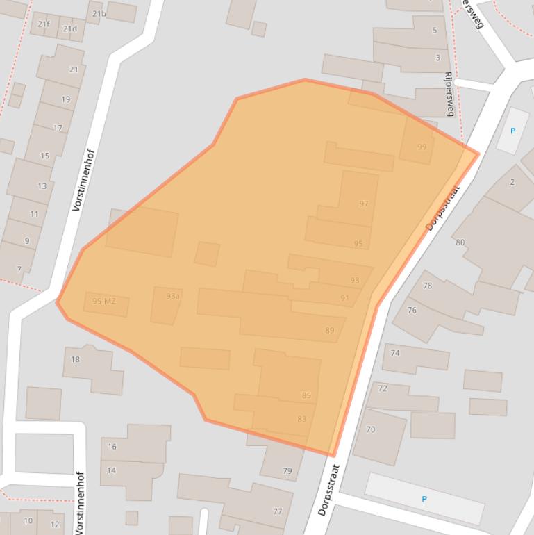 Kaart van postcodegebied 4751AK.