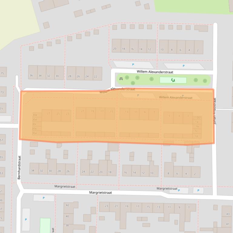 Kaart van postcodegebied 4751BA.