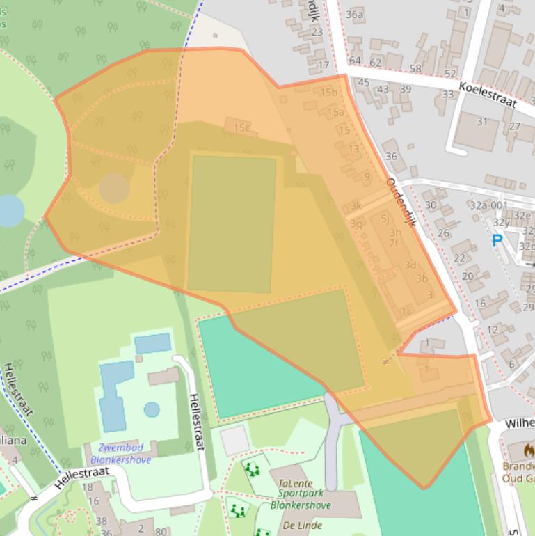 Kaart van postcodegebied 4751CJ.