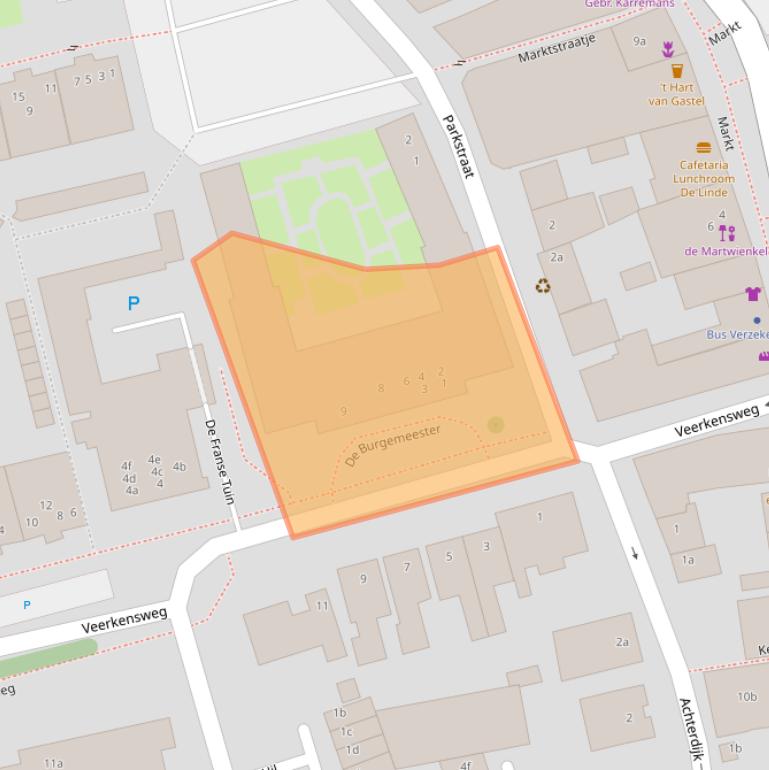 Kaart van postcodegebied 4751CP.