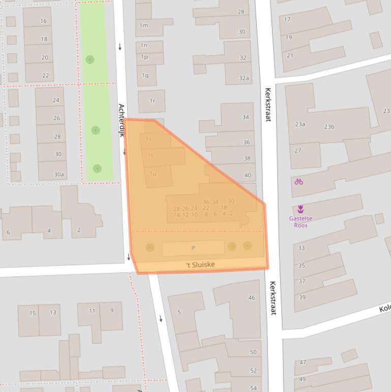 Kaart van postcodegebied 4751CV.