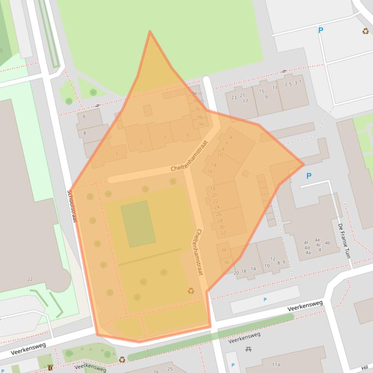 Kaart van postcodegebied 4751CX.