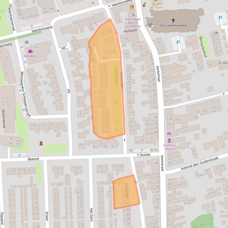 Kaart van postcodegebied 4751EK.