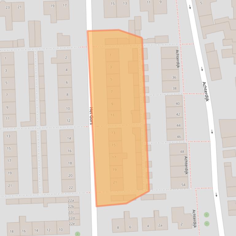 Kaart van postcodegebied 4751EM.
