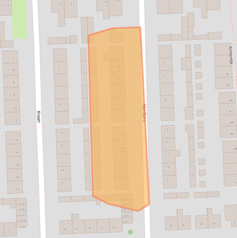 Kaart van postcodegebied 4751EN.