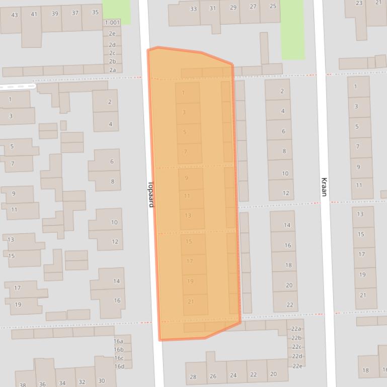 Kaart van postcodegebied 4751ES.