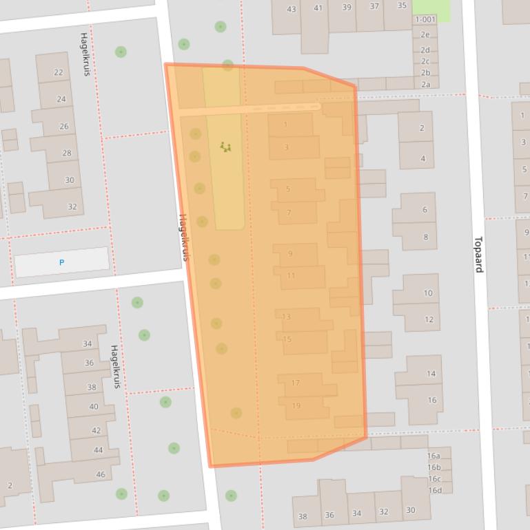 Kaart van postcodegebied 4751EV.