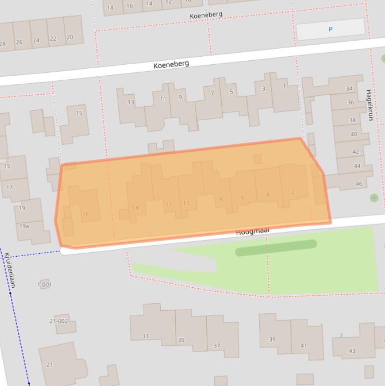 Kaart van postcodegebied 4751GE.