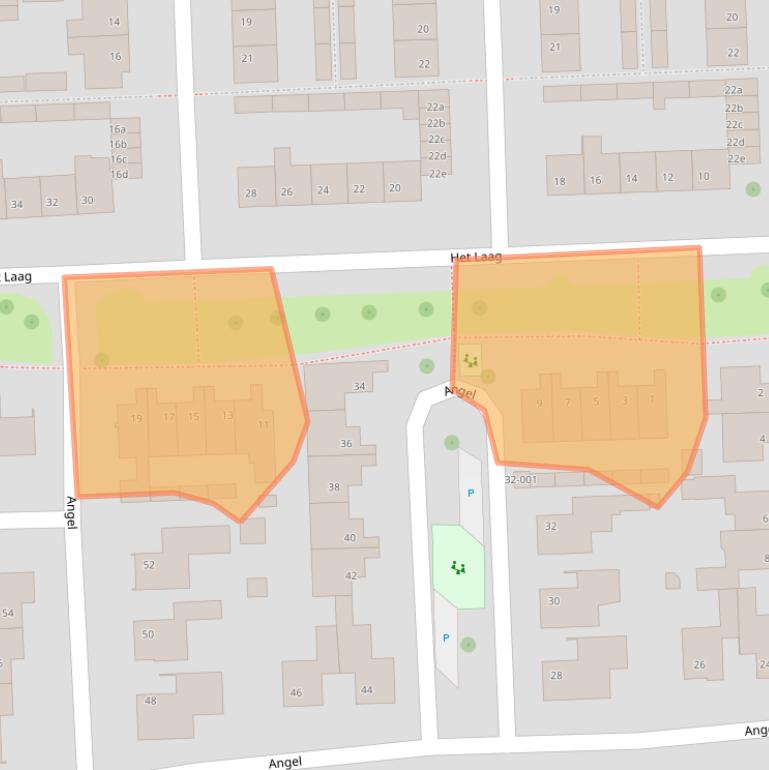 Kaart van postcodegebied 4751GH.