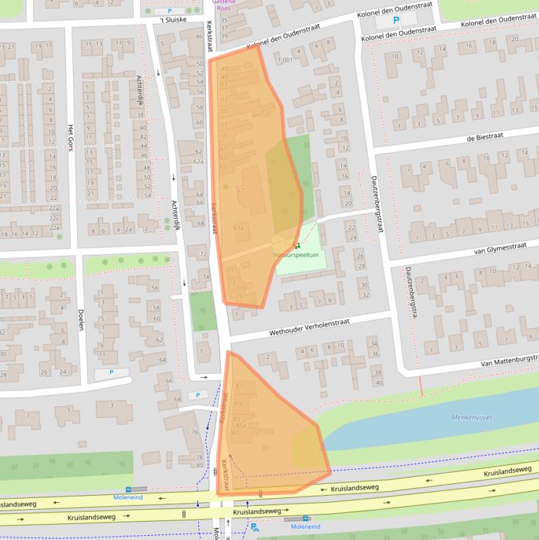 Kaart van postcodegebied 4751HM.