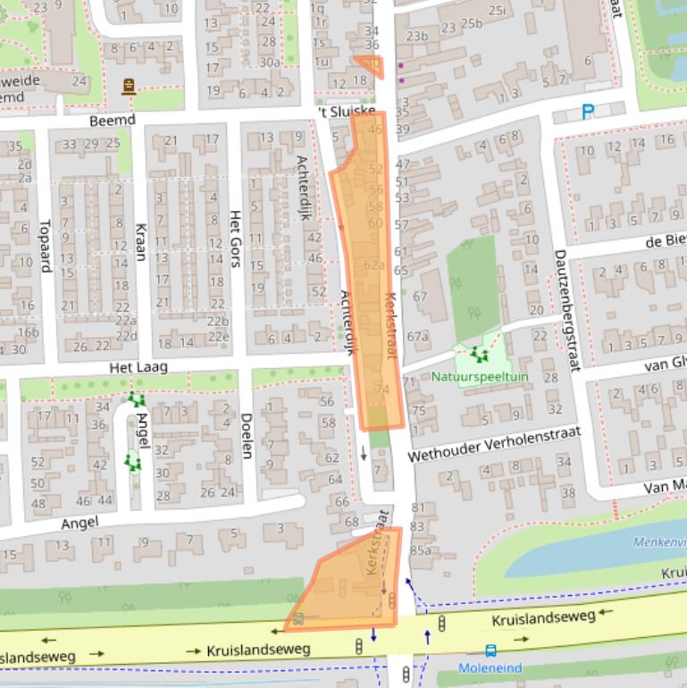 Kaart van postcodegebied 4751HP.