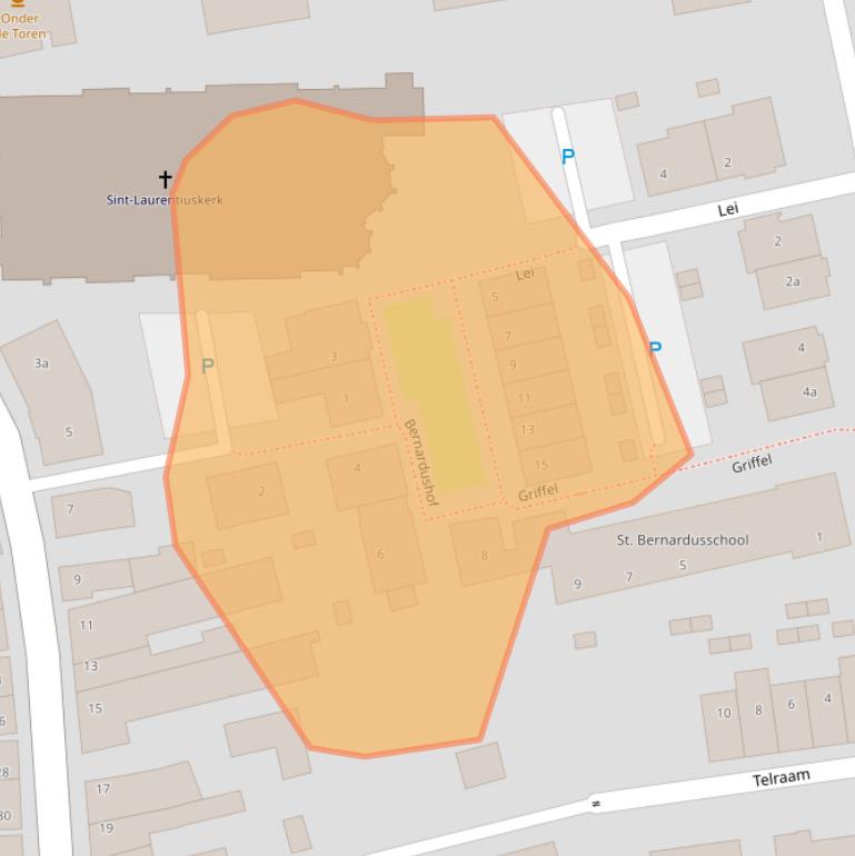 Kaart van postcodegebied 4751JN.