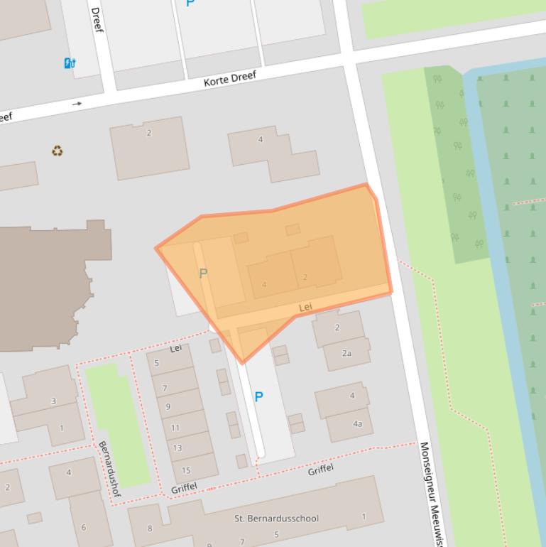 Kaart van postcodegebied 4751JW.