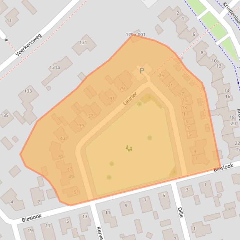 Kaart van postcodegebied 4751KG.