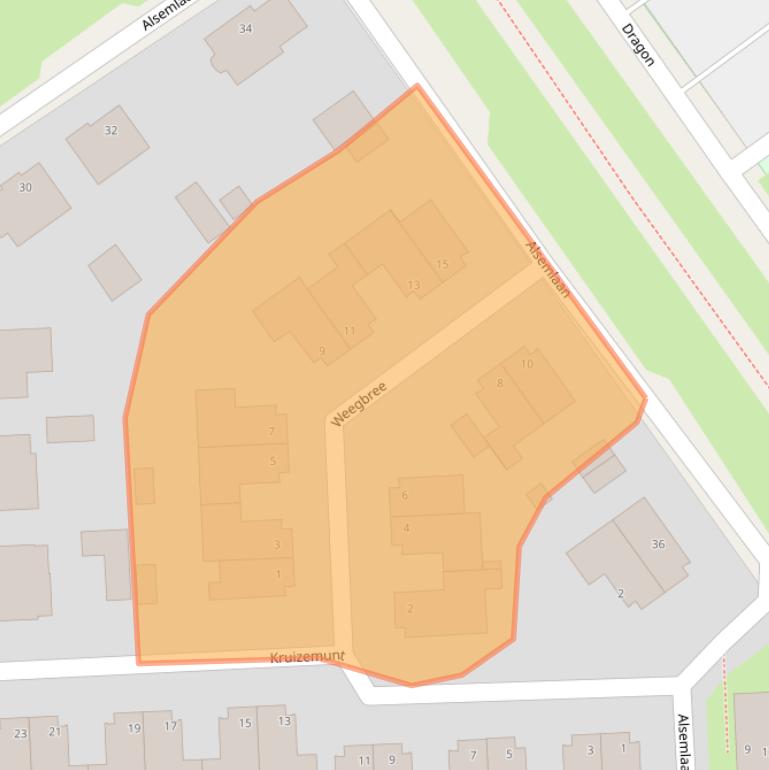 Kaart van postcodegebied 4751KX.